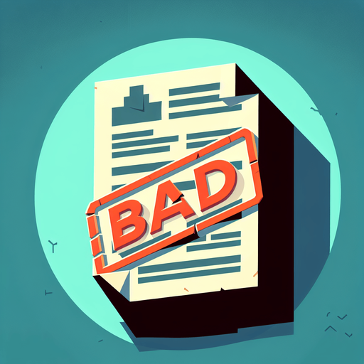 document with out stamp simple rejected bad paper.
Single Game Texture. In-Game asset. 2d. Blank background. High contrast. No shadows.