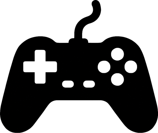 Black.
In-Game asset.  2d.  High contrast.  No shadows