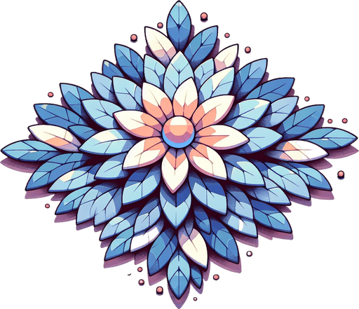 pfeilchen flower.
Single Game Texture.  In-Game asset.  2d.  Blank background.  High contrast.  No shadows