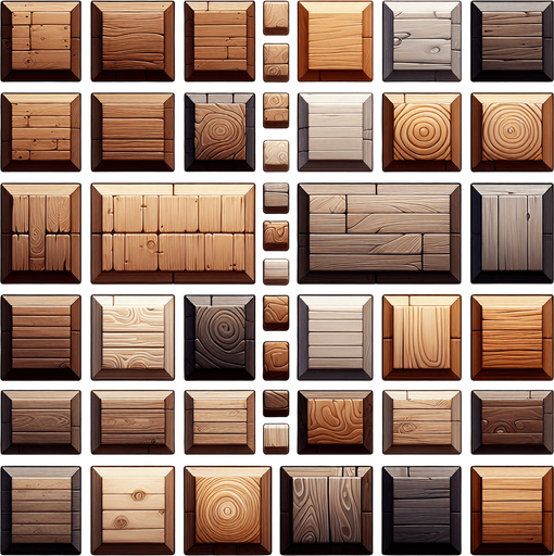 Wood textures packs, square
Single Game Texture.  In-Game asset.  2d.  Blank background.  High contrast.  No shadows
