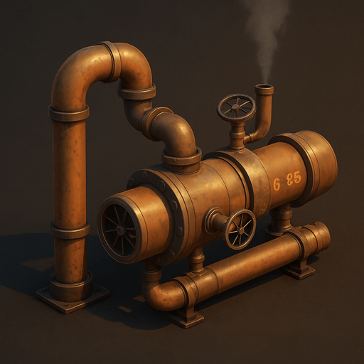 outgoing gas infrastructure system.
In-Game asset