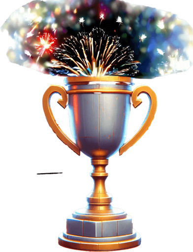 Feu d'artifice.