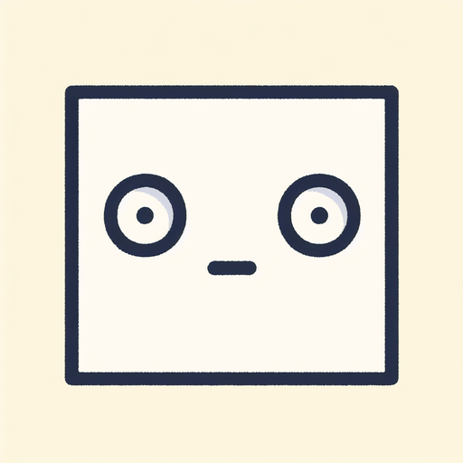 rectangle with two eyes.