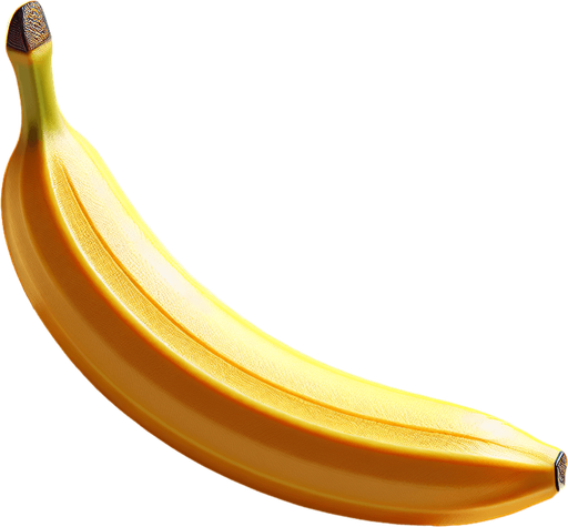 Banana.
3d Detailed and shadow