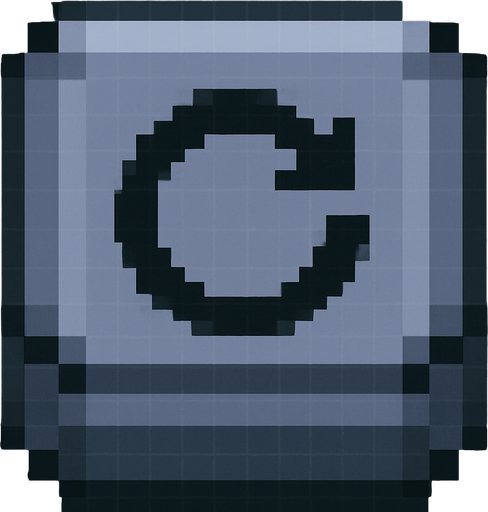 Can you change the icon on the middle of the button to show a rotation arrow?