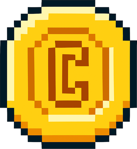 moneda de flappy bird.
In-Game asset.  2d.  High contrast.  No shadows