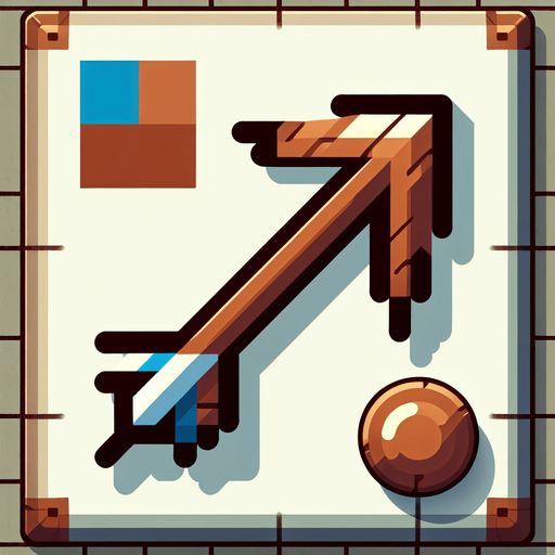 A simple arrow made of wood with iron head in bright colour. Single Game Texture. In-Game asset. 2d. Blank background. High contrast. No shadows..
Single Game Texture. In-Game asset. 2d. Blank background. High contrast. No shadows.