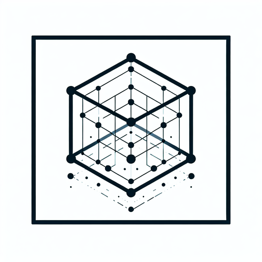 Transparent square with thin black frame