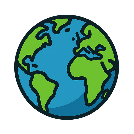 earth.
In-Game asset.  2d.  High contrast.  No shadows