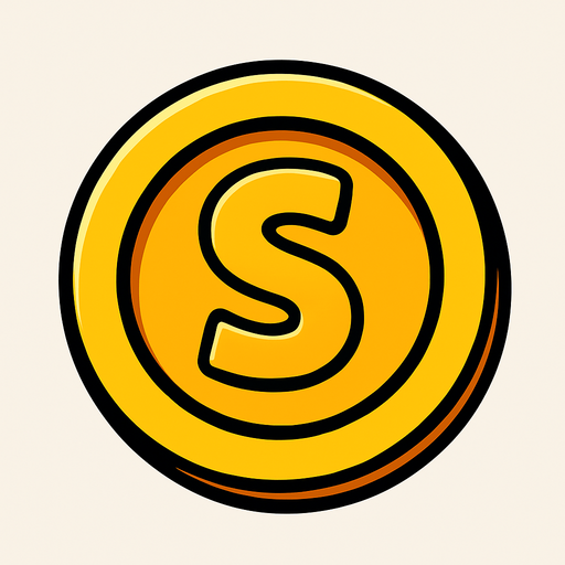 Coin.
In-Game asset.  2d.  High contrast.  No shadows