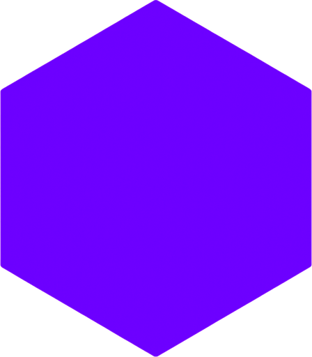 Hexagon, simple, #9900ff, shape, vector.
In-Game asset.  2d.  High contrast.  No shadows