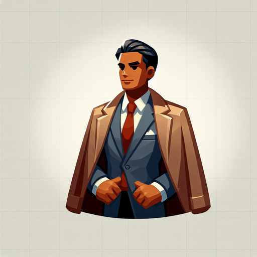 He is a business man and he is very rich and humble.
Single Game Texture. In-Game asset. 2d. Blank background. High contrast. No shadows.