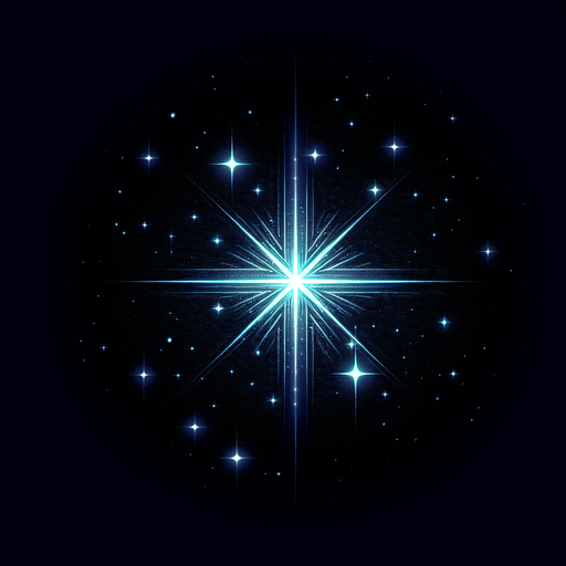 single Star particle, black background 
2D art, game texture, blank background. Sprite sheet asset.
Design Guideline: The game's style is bright, high-quality vector graphics with sharp, clean lines and a modern aesthetic. Colors should be vivid and contrast well, emphasizing a futuristic, sleek feel. Textures are minimalistic, focusing on flat surfaces with subtle gradients for depth. Lighting effects are dynamic yet soft, enhancing the vibrancy without overpowering. Assets should look consistent, fitting a coherent, tech-savvy universe. Think 'sophisticated simplicity' for a futuristic, engaging spaceship game.
