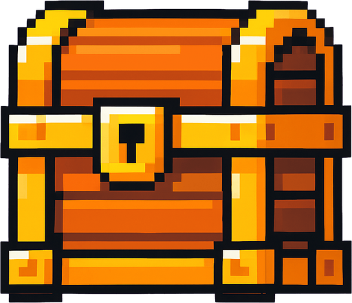 box.
In-Game asset.  2d.  High contrast.  No shadows. pixel art