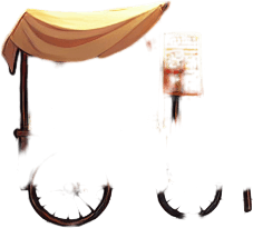 Create 2D cartoon-style Indian street buildings for a side-scrolling background. Include colorful shops with Hindi signboards, tea stalls, fruit carts, clotheslines with hanging clothes, and balconies with flower pots. Add hanging wires, fans, and posters on the walls for detail. Style should be vibrant, humorous, and full of character, matching a fun endless runner game..fore ground sky with sun
Single Game Texture.  In-Game asset.  2d.  Blank background.  High contrast.  No shadows