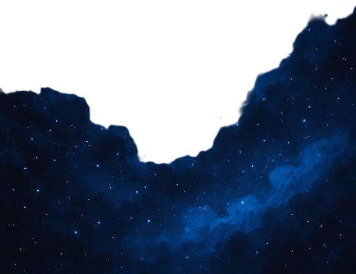 The background will be a dynamic space scene, featuring only blue and dark navy colors. top to bottom, creating a lively and immersive environment."