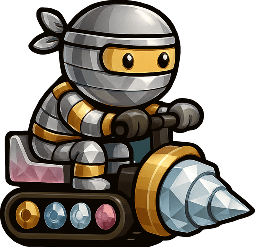 Same ninja character, with pack of colors silver,gold,diamond,pink crystal