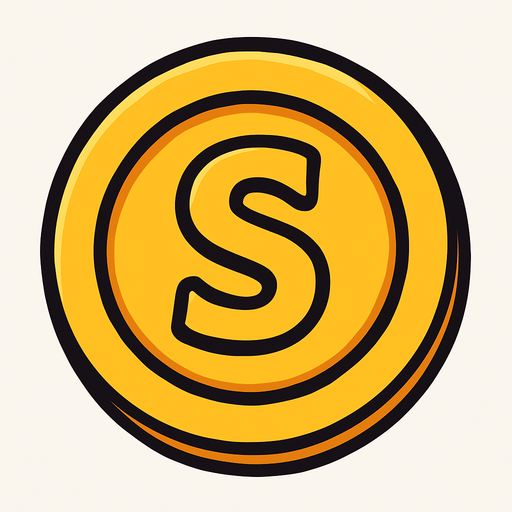 2d coin.
In-Game asset.  2d.  High contrast.  No shadows