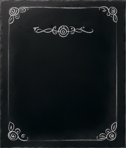 Text "POTION" handwritten in chalk