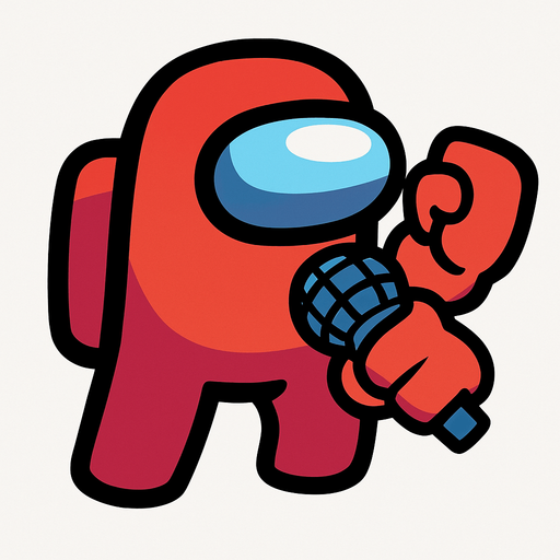 FNF among Us.
In-Game asset.  2d.  High contrast.  No shadows