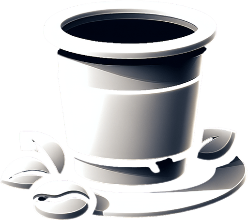 coffee mug.
Single Game Texture.  In-Game asset.  2d.  Blank background.  High contrast.  No shadows