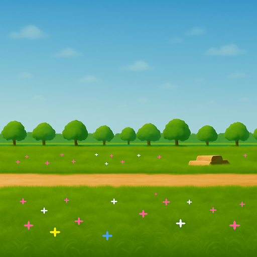 kenar görüntülerini ve gökyüzü iışıklandırmasını öyle ayarla ki bu görsel sürekli tekrar ettiğinde sınırlar belli olmasın başlangıçla bitiş aynı olsun ve şu ağaçları küçült artık