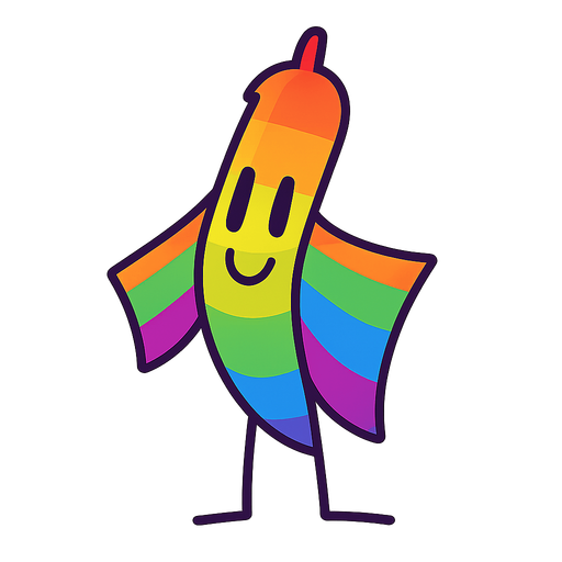 Banana rainbow . No background. Transparent background. Blank background. No shadows. 2d. In-Game asset. flat