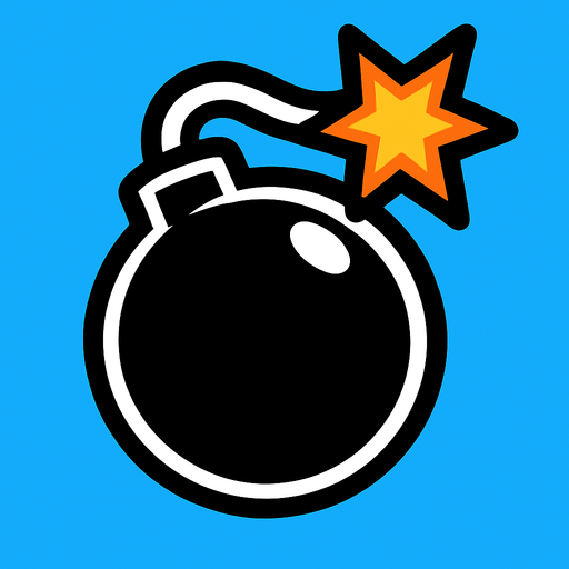 bomb.
In-Game asset.  2d.  High contrast.  No shadows
