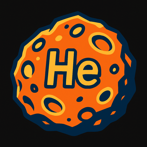 asteroid helium.
In-Game asset.  2d.  High contrast.  No shadows