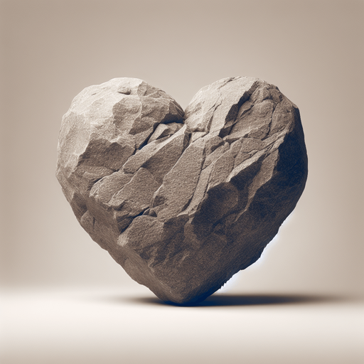 a big stone heart
