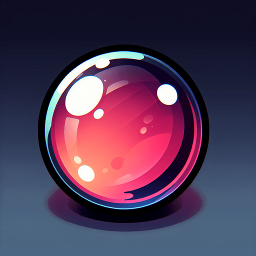 Make a round bubble.
Single Game Texture.  In-Game asset.  High contrast.  No shadows
