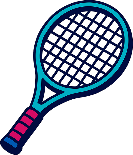 Raquette professionnelle.
In-Game asset.  2d.  High contrast.  No shadows