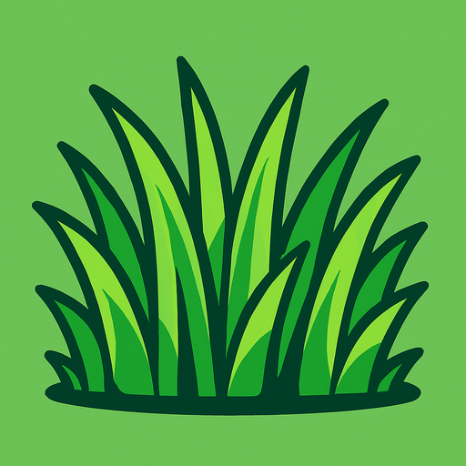 green grass 2d.
In-Game asset.  2d.  High contrast.  No shadows