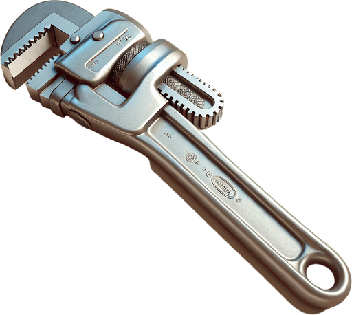 marionun ingiliz boru anahtarı aleti.
Single Game Texture.  In-Game asset.  2d.  Blank background.  High contrast.  No shadows