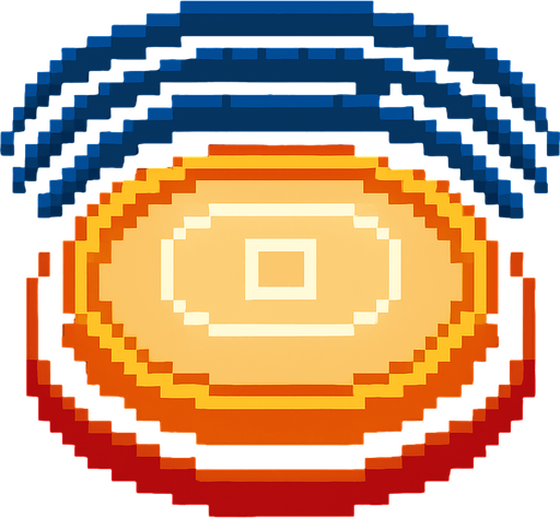 arena de sumo de pixeles.
In-Game asset.  2d.  High contrast.  No shadows