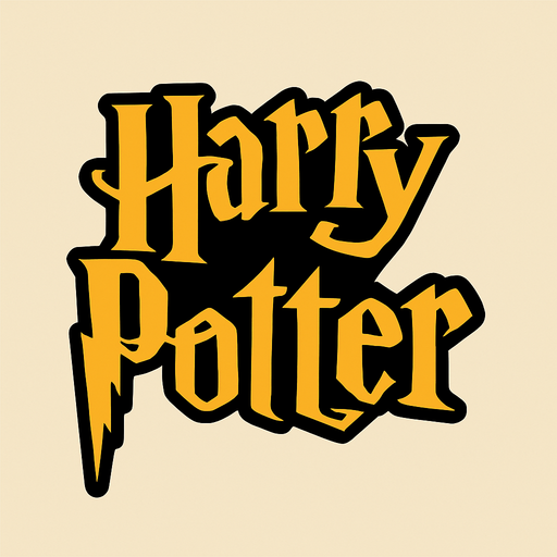harry potter logo.
In-Game asset.  2d.  High contrast.  No shadows