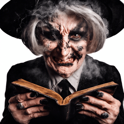 very angry and all covered in soot