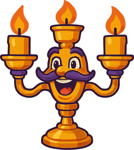 Candelabro de una Sala de Conciertos Viviente.
In-Game asset.  2d.  High contrast.  No shadows