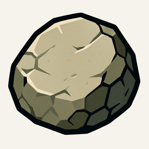 STONE.
In-Game asset.  2d.  High contrast.  No shadows