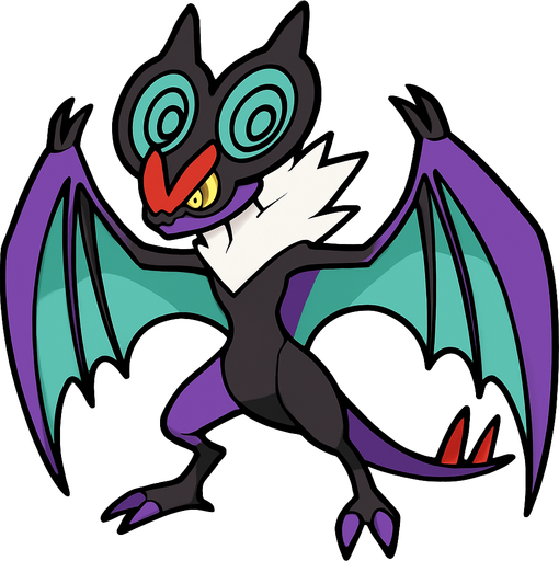 Noivern.
In-Game asset.  2d.  High contrast.  No shadows
