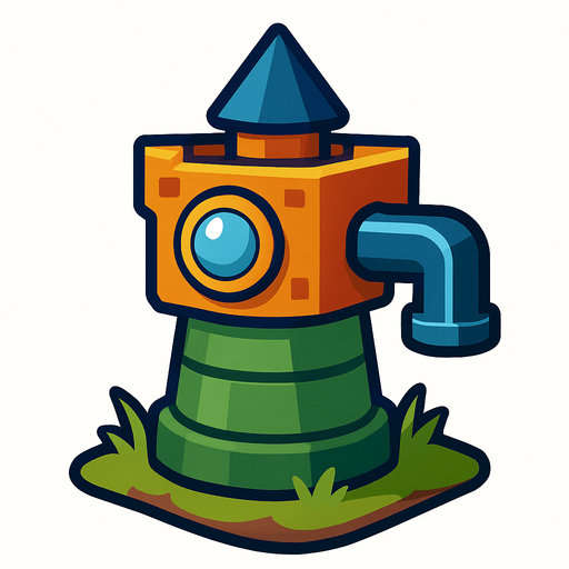 slowTowerAsset.
In-Game asset.  2d.  High contrast.  No shadows