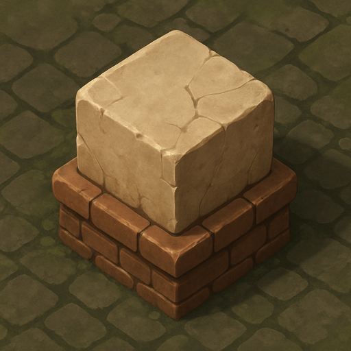 cornerstone 2d in game asset from top view