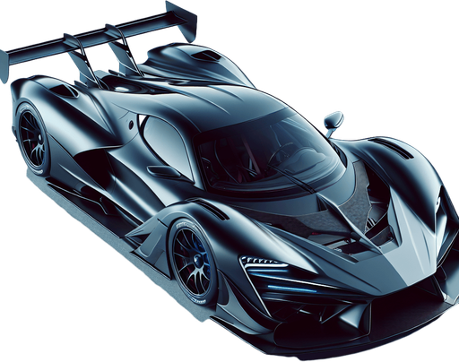 A super racing car like Porsche.
Single Game Texture. In-Game asset. 2d. Blank background. High contrast. No shadows.