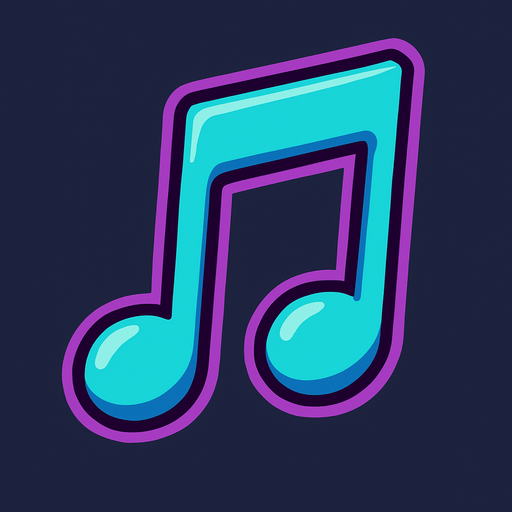 Music Note.
In-Game asset.  2d.  High contrast.  No shadows
