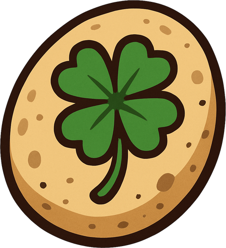 lucky pebble.
In-Game asset.  2d.  High contrast.  No shadows