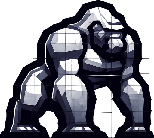 Real, facing forward