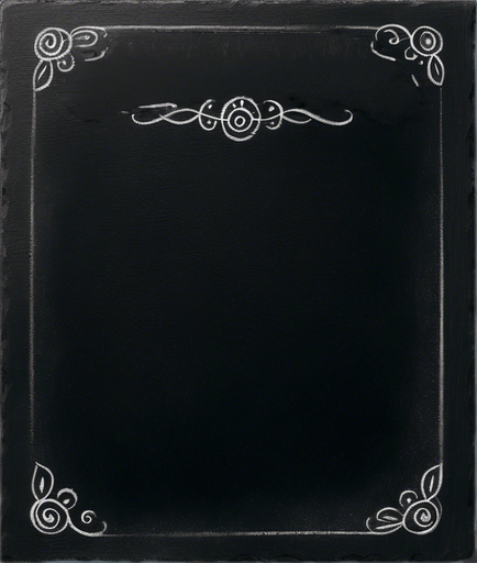 Text "ROOKIE BREW" handwritten in chalk