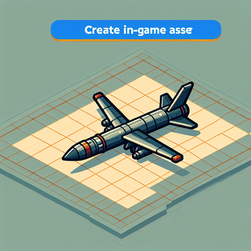 an ATGM plane.
Single Game Texture. In-Game asset. 2d. Blank background. High contrast. No shadows.