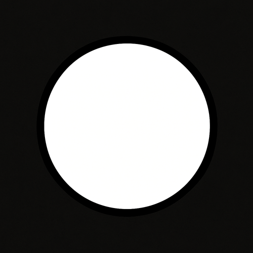White ball.
In-Game asset.  2d.  High contrast.  No shadows