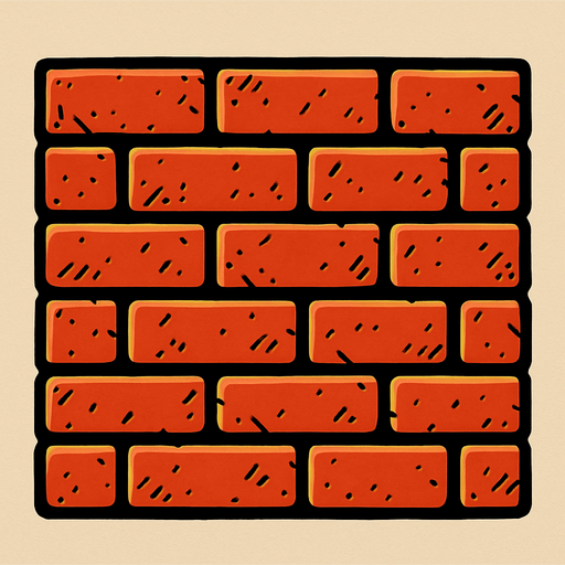 Duvar.
In-Game asset.  2d.  High contrast.  No shadows